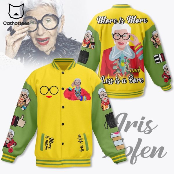Iris Apfel More Is More And Less Is A Bore Baseball Jacket