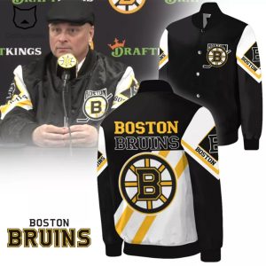 Jim Montgomery Coach Boston Bruins Baseball Jacket
