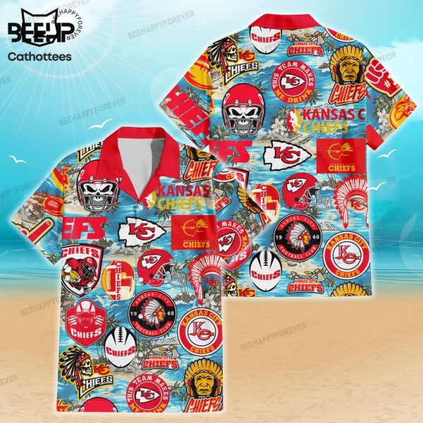 Kansas City Chiefs Logo Hawaiian Shirt