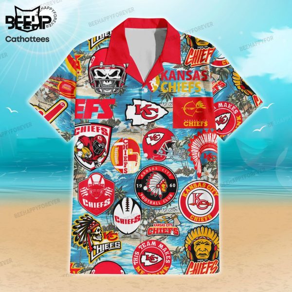 Kansas City Chiefs Logo Hawaiian Shirt