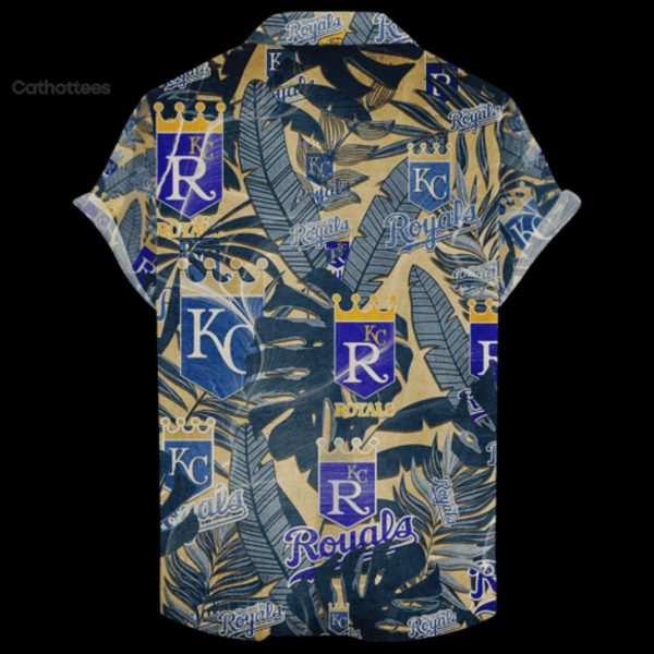 Kansas City Royals Retro Logo Hawaiian Shirt