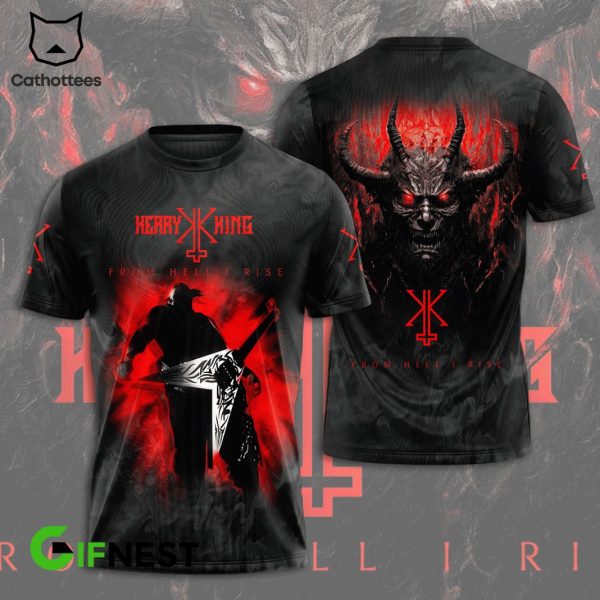 Kerry King From Hell I Rise Design 3D T-Shirt