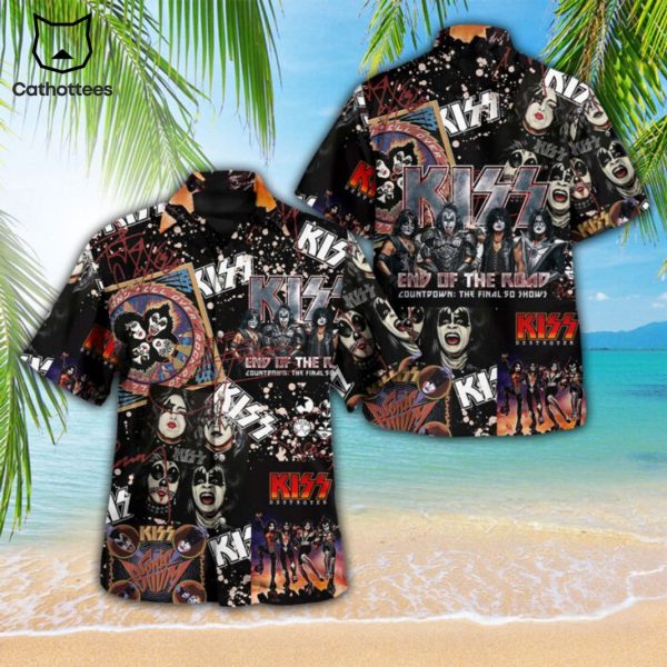 KiSS End Of The Road Countdown The Final 50 Shows Hawaiian Shirt