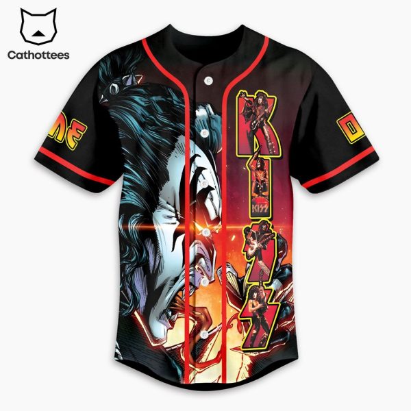 KISS Rock N Roll Pneumonia Baseball Jersey