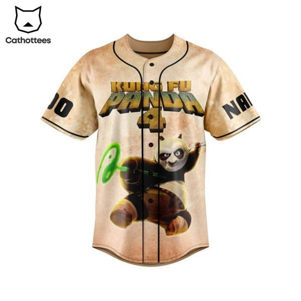 Kung Fu Panda 4 It Time To Take The Next Step On Your Journey Baseball Jersey