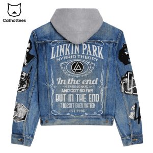Linkin Park Hybrid Theory In The End Hooded Denim Jacket
