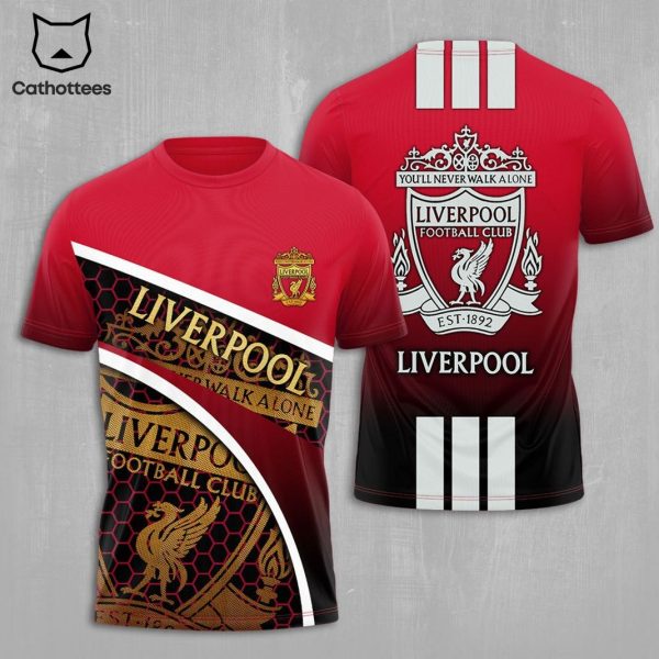 Liverpool You Will Never Walk Alone Liverpool Football Club 3D T-Shirt