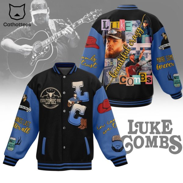Luke Combs Beautiful Crayzy Baseball Jacket