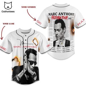 Mac Anthony Historia Tour Signature Baseball Jersey