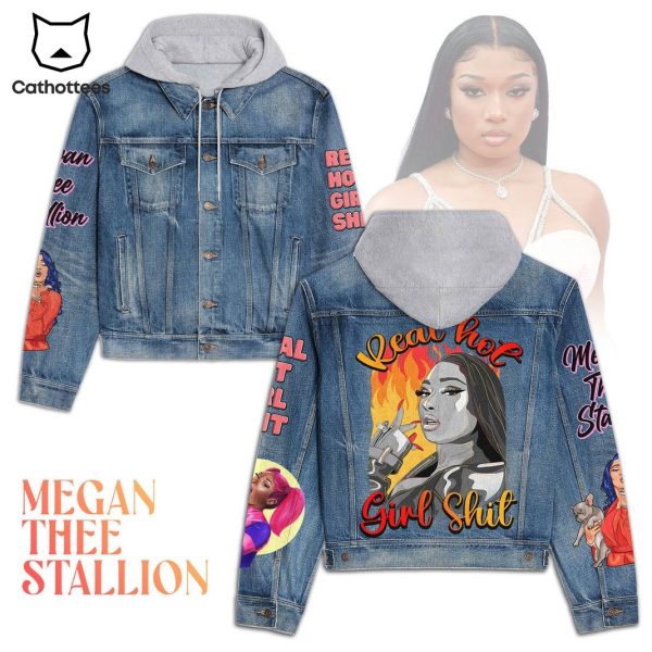 Megan Thee Stallion Real Hot Girl Hooded Denim Jacket
