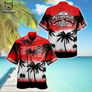 NC State Wolfpack 2024 ACC Men Basketball Conference Tournament Champion Hawaiian Shirt