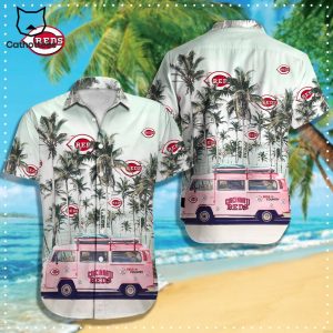 Cincinnati Reds Logo Summer Hawaiian Shirt