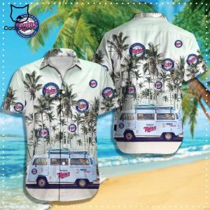 Minnesota Twins Logo Summer Hawaiian Shirt