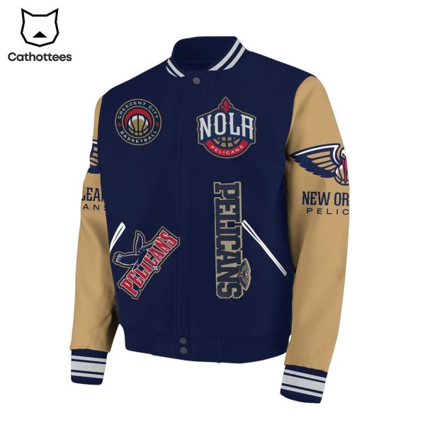 New Orleans Pelicans NBA Champions Baseball Jacket