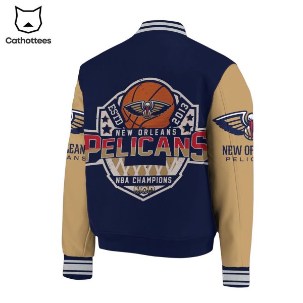 New Orleans Pelicans NBA Champions Baseball Jacket