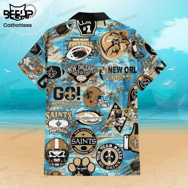 New Orleans Saints This Team Makes Me Drink Hawaiian Shirt