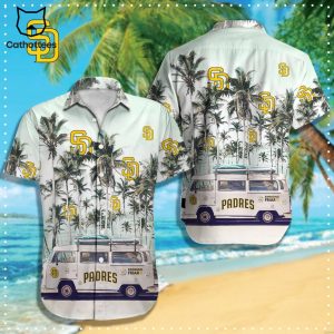San Diego Padres Logo Summer Hawaiian Shirt