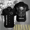 Nirvana Summer Black Hawaiian Shirt