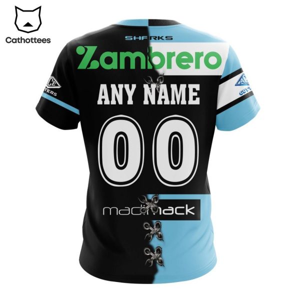 NRL Cronulla-Sutherland Sharks Personalized Home Mix Away Kits 3D Hoodie