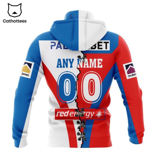NRL Newcastle Knights Personalized Home Mix Away Kits 3D Hoodie
