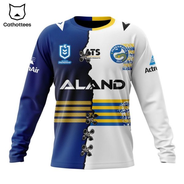 NRL Parramatta Eels Personalized Home Mix Away Kits 3D Hoodie
