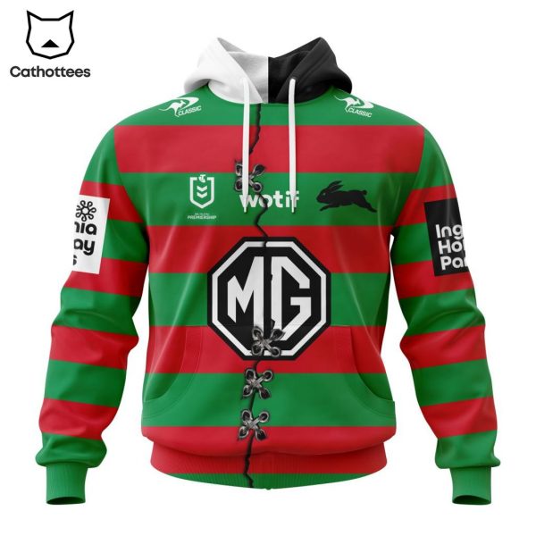 NRL South Sydney Rabbitohs Personalized Home Mix Away Kits 3D Hoodie