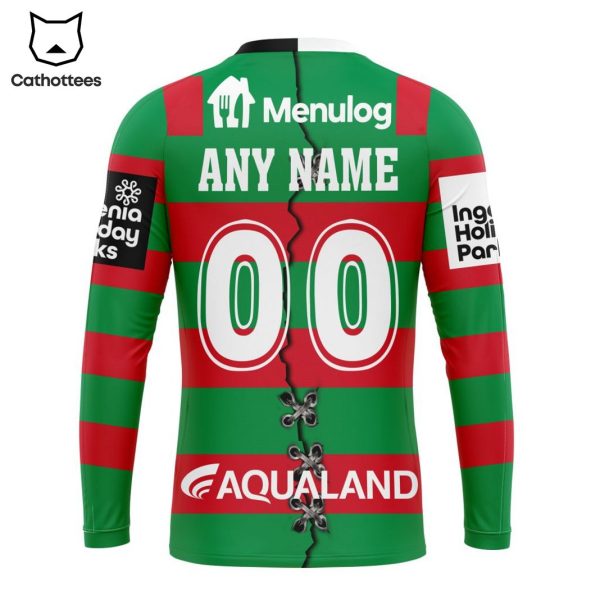 NRL South Sydney Rabbitohs Personalized Home Mix Away Kits 3D Hoodie