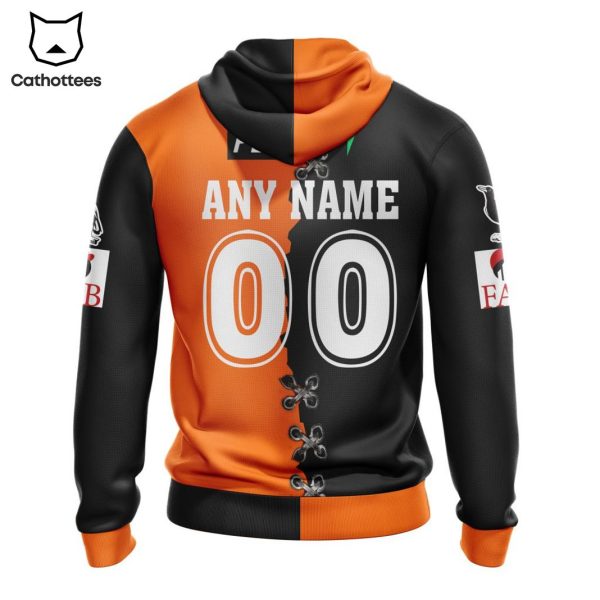 NRL Wests Tigers Personalized Home Mix Away Kits 3D Hoodie