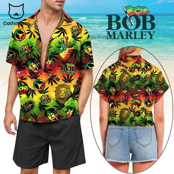 One Love Bob Marley Hawaiian Shirt