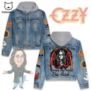 Ozzy Osbourne I Miss My Mind The Most Hooded Denim Jacket