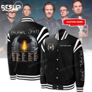 Pearl Jam 2024 Tour Baseball Jacket