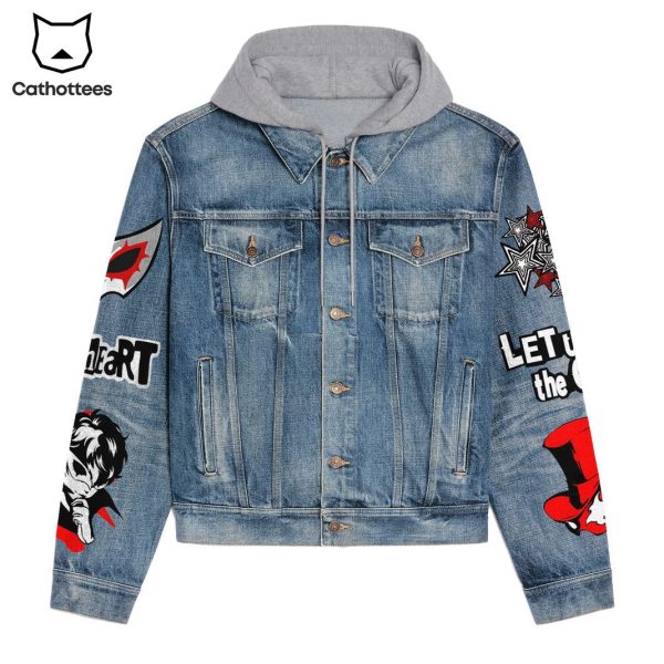 Persona 5 You Will Never See It Coming Hooded Denim Jacket