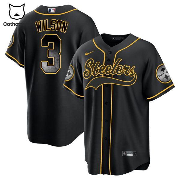 Pittsburgh Steelers 3 Russell Wilson Baseball Jersey