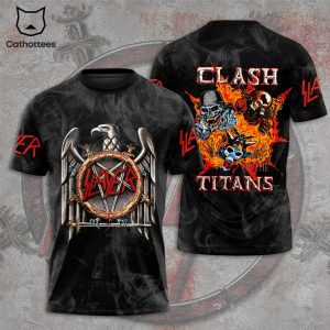 Slayer Clash Of The Titans 3D T-Shirt