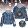 Texas Hold Em Cowboy Carter Hooded Denim Jacket