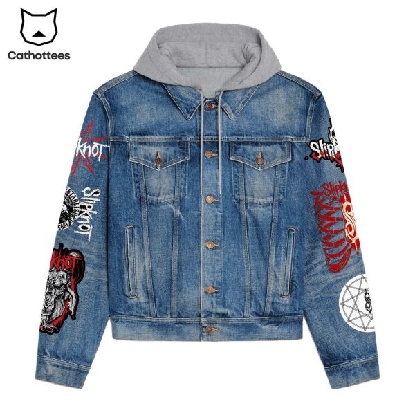 Slipknot Iowa Des Moines Est 1995 Dead Memories Hooded Denim Jacket