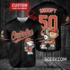 Snoopy Chicago Cubs Custom Baeball Jersey