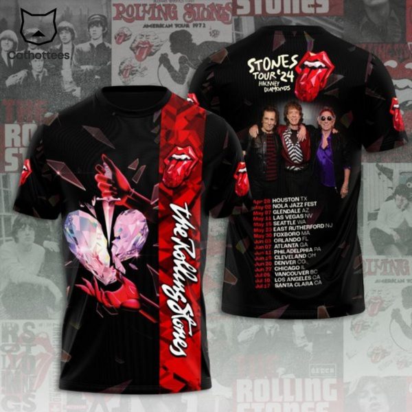 Stones Tour 2024 The Rolling Stones 3D T-Shirt