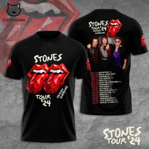 Stones Tour 24 Hackney Diamonds 3D T-Shirt