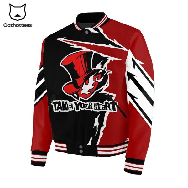 Take Your Heart Wake Up Get Up Get Out There Persona 5 Baseball Jacket