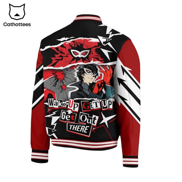 Take Your Heart Wake Up Get Up Get Out There Persona 5 Baseball Jacket