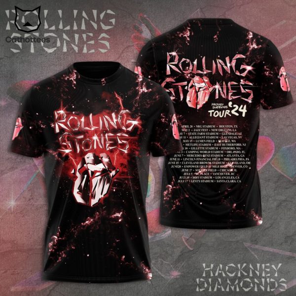 The Rolling Stones Tour 2024 3D T-Shirt