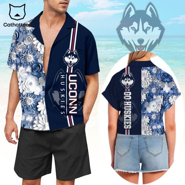 UConn Huskies Summer Hawaiian Shirt