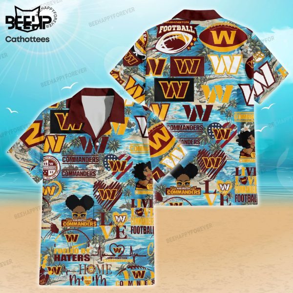 Washington Commanders Football Hawaiian Shirt