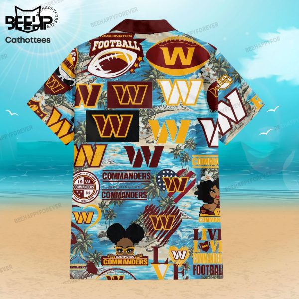 Washington Commanders Football Hawaiian Shirt