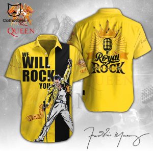 We Will Rock You Royal Rock Queen Freddie Mercury Hawaiian Shirt