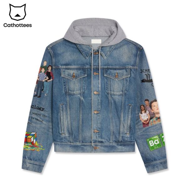 Young Sheldon Im Only Nine Years Old Most Evil Doesnt Start Till Puberty Hooded Denim Jacket