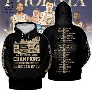 2024 NCAA Men Basketball National Champions Purdue Boilermaker Boiler Up Hoodie