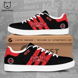 AC DC Rock N Roll Design Stan Smith Shoes