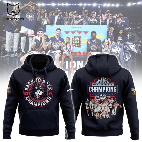 Back To Back UConn Huskies Champions Hoodie